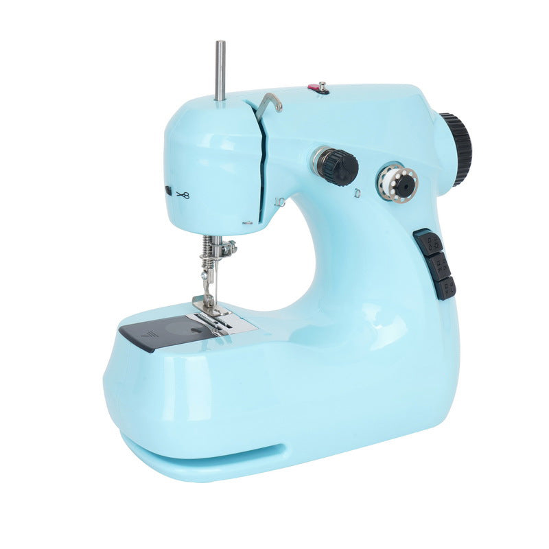 L10005 Fanghua FHSM-211 Household Sewing Machine Mini Desktop Portable with Handle Thick Sewing Machine - Ivana Supply Store