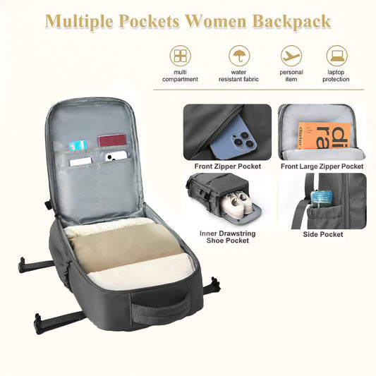 E10002 Travel Backpack Large Capacity Multifunctional Backpack School Bag Travel Bag Portable Luggage Bag - Ivana Supply Store