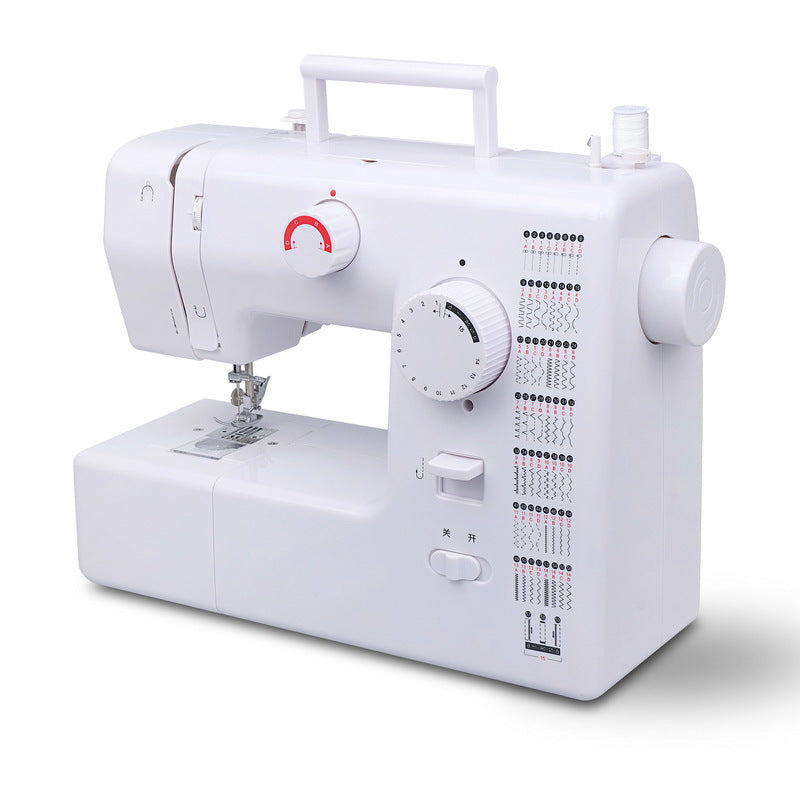 L10008 Fanghua FHSM-705 Household Sewing Machine 60 Stitches Multi-Function Overlock Button Sewing Portable Sewing Machine - Ivana Supply Store