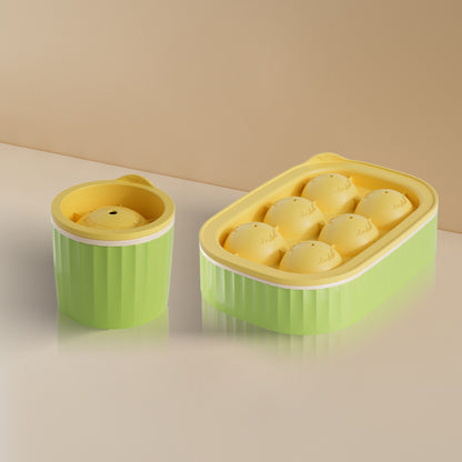 Food Grade Large Ice Ball Ice Maker Mold Whiskey Large Capacity Ice Tray Box Press Mold Silicone Ice Cube Artifact - Ivana Supply Store