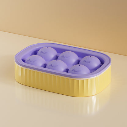 Food Grade Large Ice Ball Ice Maker Mold Whiskey Large Capacity Ice Tray Box Press Mold Silicone Ice Cube Artifact - Ivana Supply Store