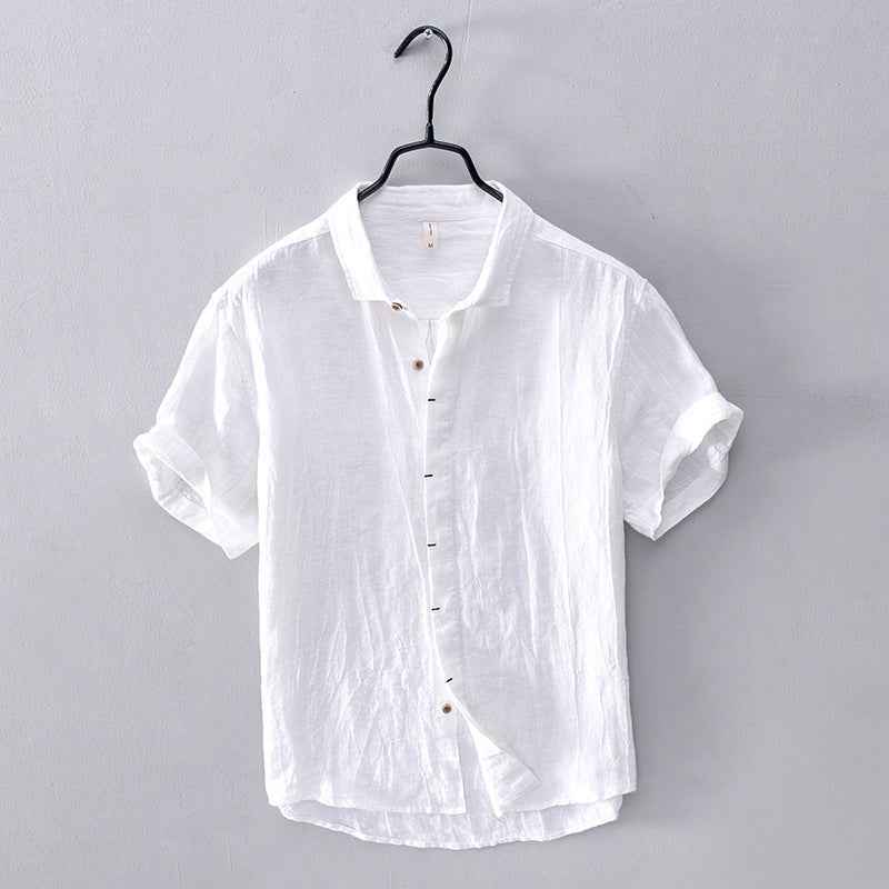 B20001 Men's 100%Linen Casual Shirt Dropshipping