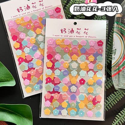 K10001 Green Field Series Journal Decoration Materials Four Seasons Scenery Tape Full Set Cute Girl Cartoon Stickers Wholesale - Ivana Supply Store