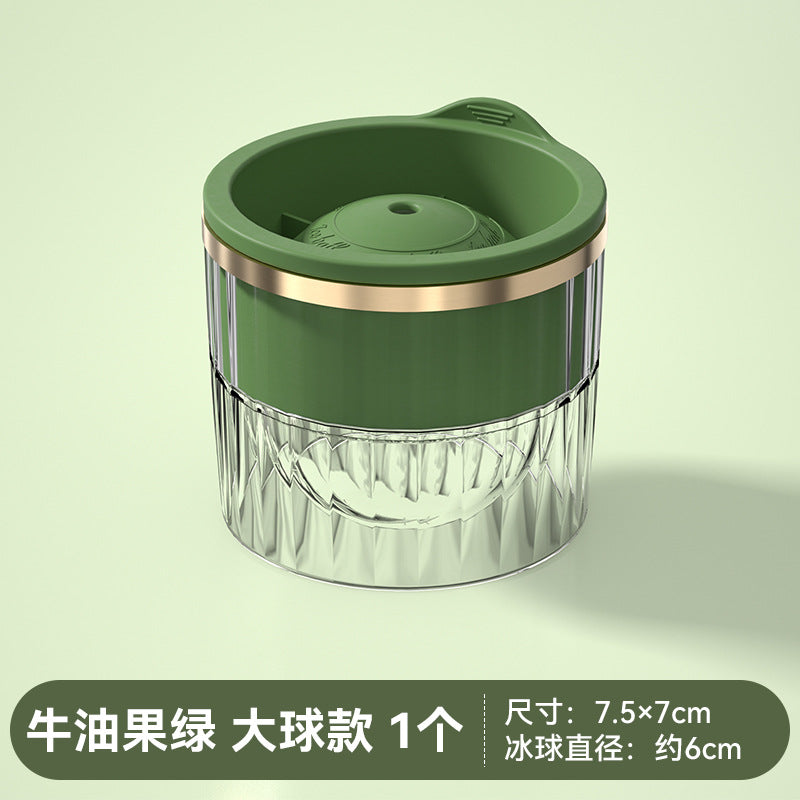 Food Grade Large Ice Ball Ice Maker Mold Whiskey Large Capacity Ice Tray Box Press Mold Silicone Ice Cube Artifact - Ivana Supply Store