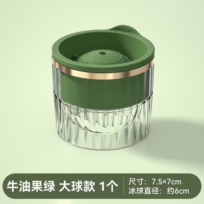 Food Grade Large Ice Ball Ice Maker Mold Whiskey Large Capacity Ice Tray Box Press Mold Silicone Ice Cube Artifact - Ivana Supply Store