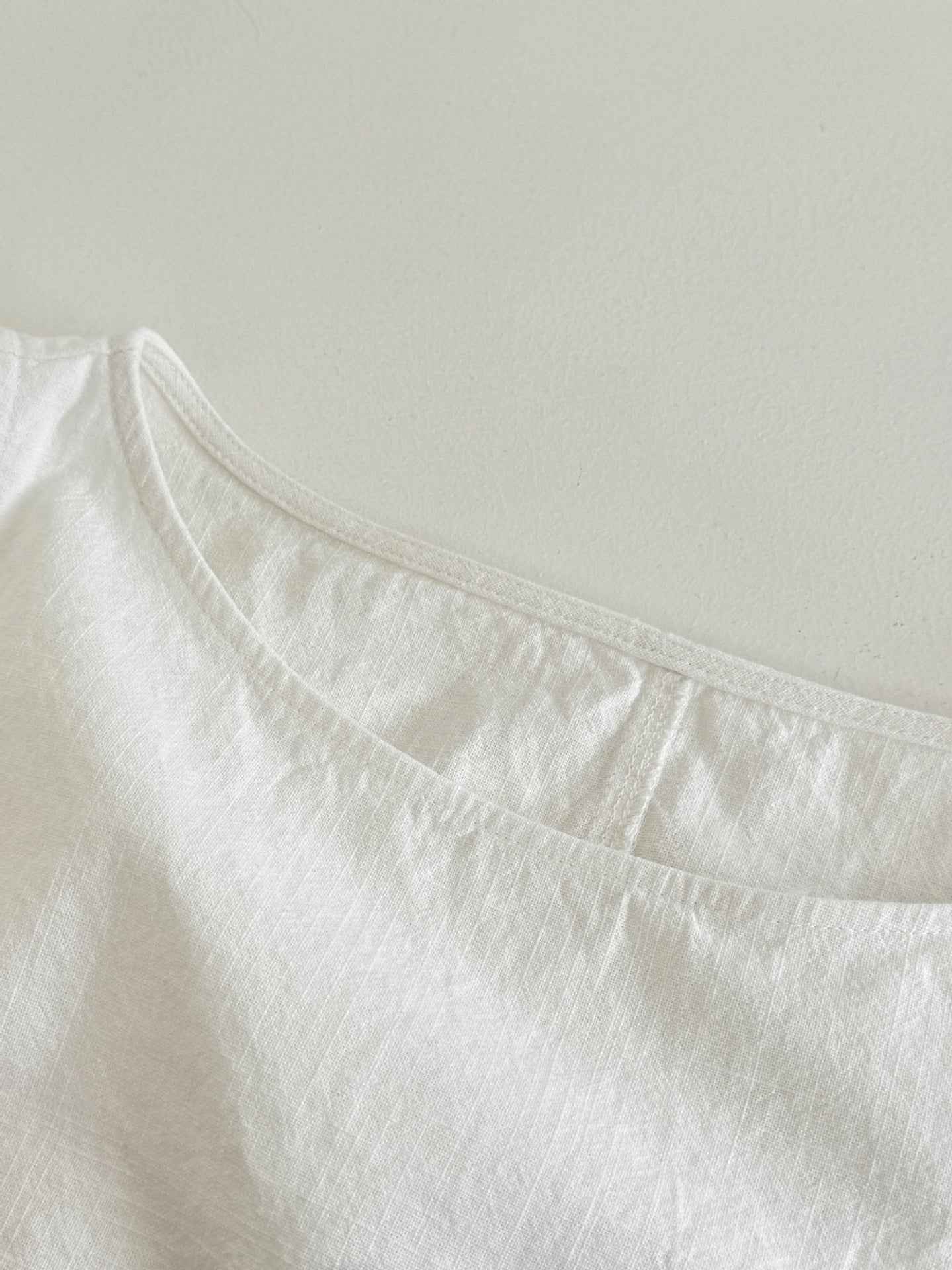 A0002 Simple Basic 95%+ Cotton Split Off-Shoulder Sleeveless Tank Dress Solid Color Dress