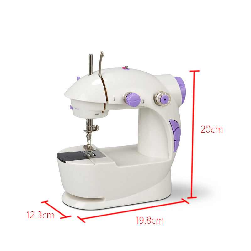 L10002 Fanghua FHSM-201 Sewing Machine Mini Desktop Portable Sewing Machine with Handle - Ivana Supply Store