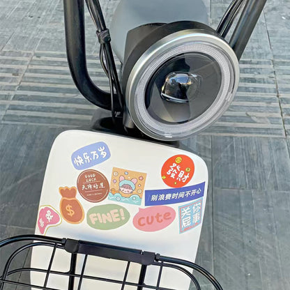 K10002 Multiple Ins Style Inspirational Text Cute Sticky Notes Warm Healing Journal Stickers Notebook Phone Case Decals - Ivana Supply Store