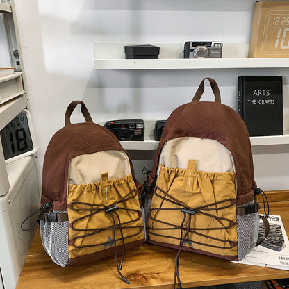 E10005 Travel Leisure Outdoor Backpack Lightweight Hiking Bag Large Capacity Gym Bag Drawstring Trekking Cycling Sports Backpack - Ivana Supply Store