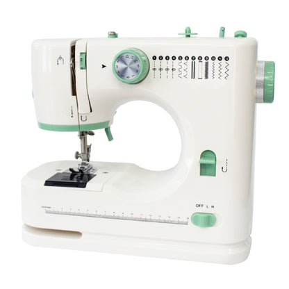 L10006 FHSM-520 Double Needle Double Thread 12-Stitch Household Multi-Functional Overlock Electric Sewing Machine - Ivana Supply Store