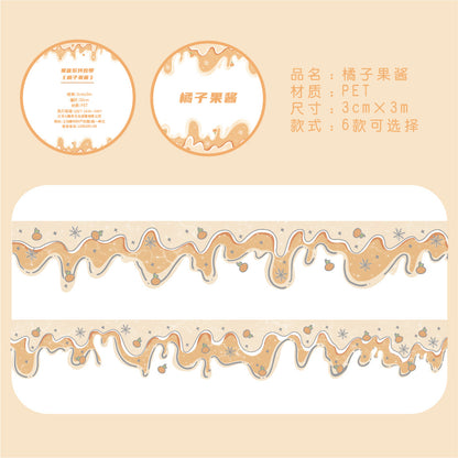 K10001 Green Field Series Journal Decoration Materials Four Seasons Scenery Tape Full Set Cute Girl Cartoon Stickers Wholesale - Ivana Supply Store