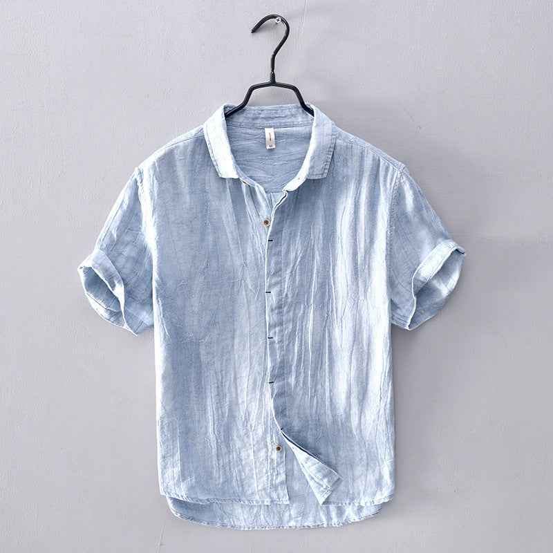B20001 Men's 100%Linen Casual Shirt Dropshipping