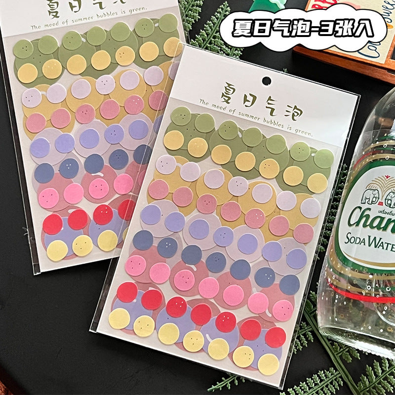 K10001 Green Field Series Journal Decoration Materials Four Seasons Scenery Tape Full Set Cute Girl Cartoon Stickers Wholesale - Ivana Supply Store