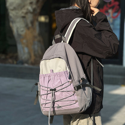 E10005 Travel Leisure Outdoor Backpack Lightweight Hiking Bag Large Capacity Gym Bag Drawstring Trekking Cycling Sports Backpack - Ivana Supply Store