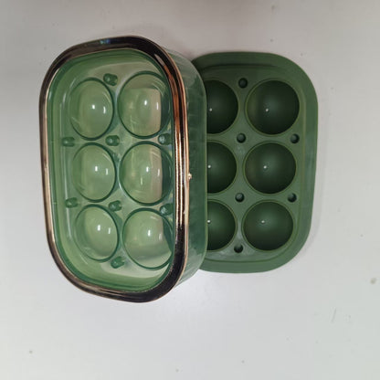 Food Grade Large Ice Ball Ice Maker Mold Whiskey Large Capacity Ice Tray Box Press Mold Silicone Ice Cube Artifact - Ivana Supply Store