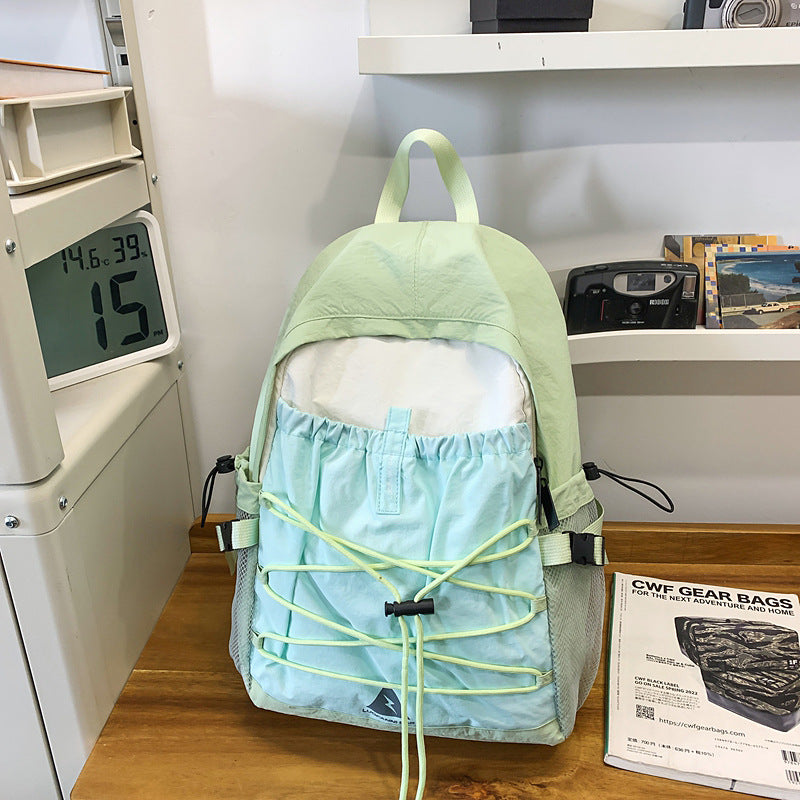 E10005 Travel Leisure Outdoor Backpack Lightweight Hiking Bag Large Capacity Gym Bag Drawstring Trekking Cycling Sports Backpack - Ivana Supply Store