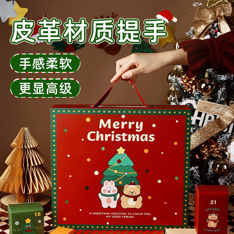 Christmas Countdown Calendar Gift Box Blind Box Gift Packaging Small Empty Box Creative Girl Countdown Box In Stock - Ivana Supply Store