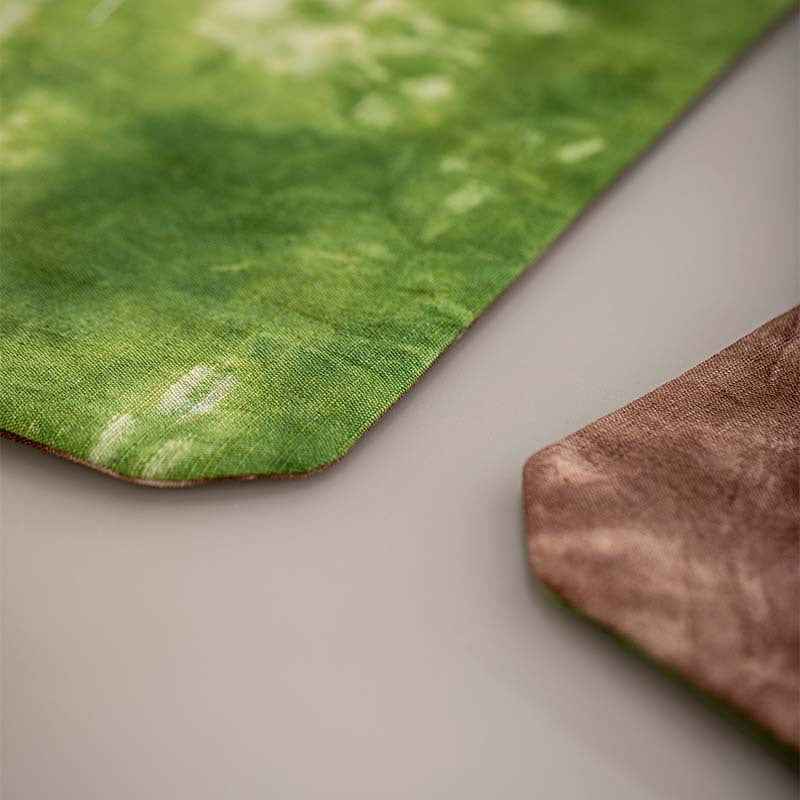 H10003 Vintage Style Placemats 100% Cotton Festival Party Table Decoration Stain-Resistant Bowl and Plate Mats Table Mats Napkin Cloth Retro Western Placemats