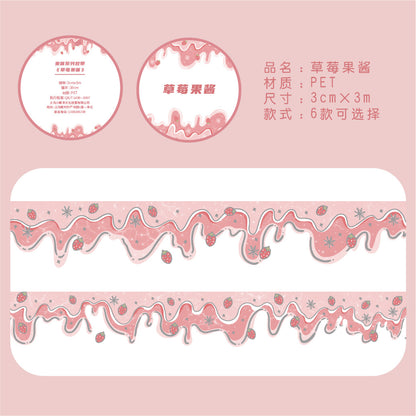 K10001 Green Field Series Journal Decoration Materials Four Seasons Scenery Tape Full Set Cute Girl Cartoon Stickers Wholesale - Ivana Supply Store