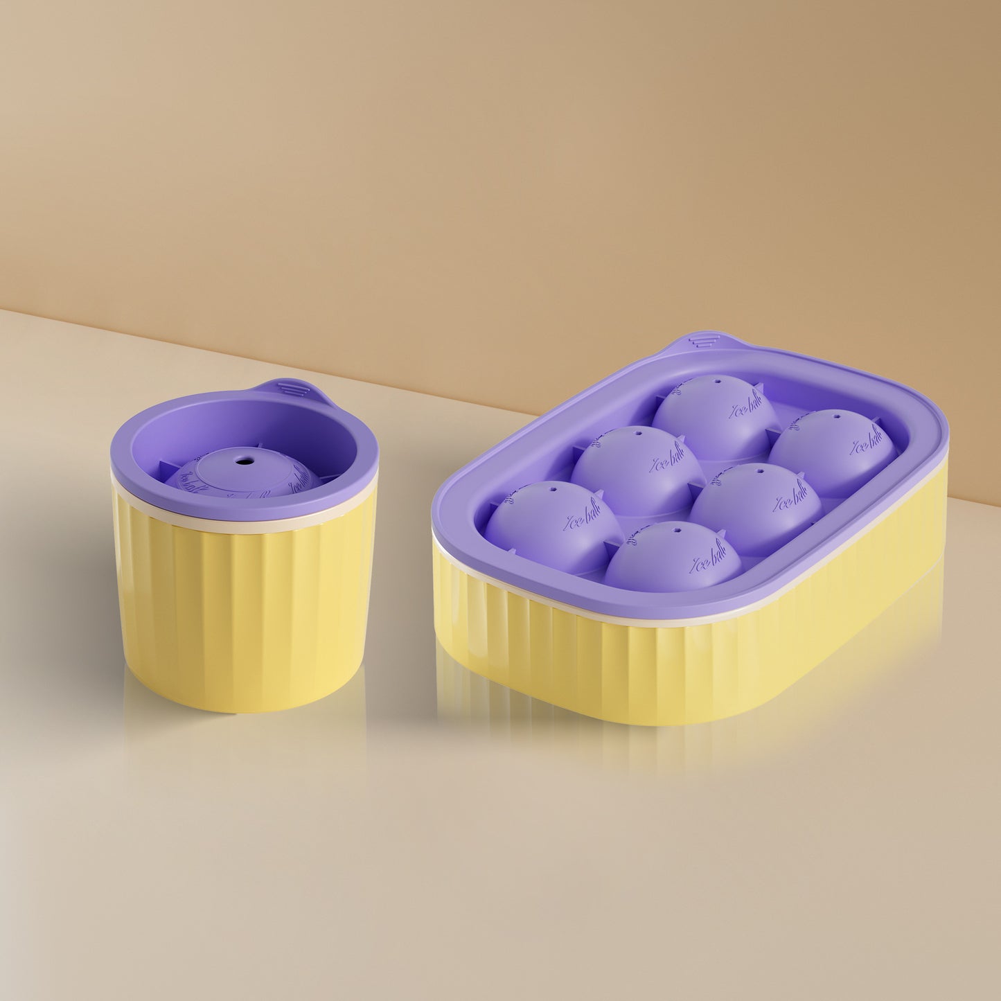 Food Grade Large Ice Ball Ice Maker Mold Whiskey Large Capacity Ice Tray Box Press Mold Silicone Ice Cube Artifact - Ivana Supply Store