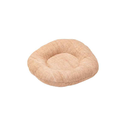 H10001 Simple Fabric Coaster 100% Cotton Padded Round Heat Insulation Anti-scalding Water Tea Cup Teapot Tea Mat Jewelry Watch Key Holder