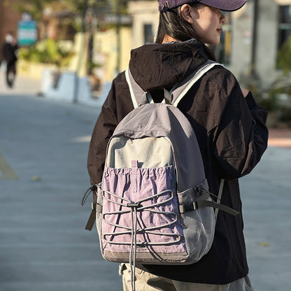 E10005 Travel Leisure Outdoor Backpack Lightweight Hiking Bag Large Capacity Gym Bag Drawstring Trekking Cycling Sports Backpack - Ivana Supply Store