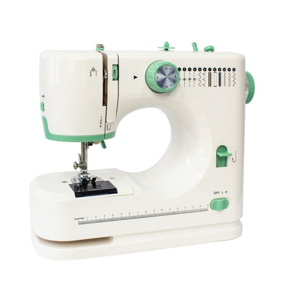 L10006 FHSM-520 Double Needle Double Thread 12-Stitch Household Multi-Functional Overlock Electric Sewing Machine - Ivana Supply Store