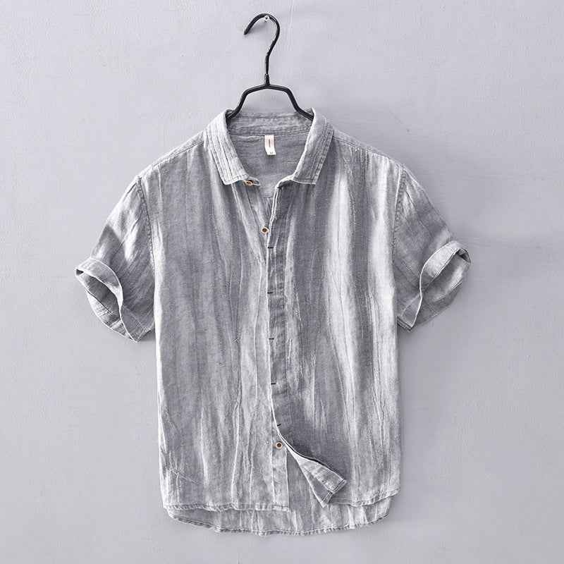 B20001 Men's 100%Linen Casual Shirt Dropshipping