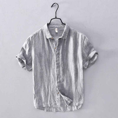 B20001 Men's 100%Linen Casual Shirt Dropshipping