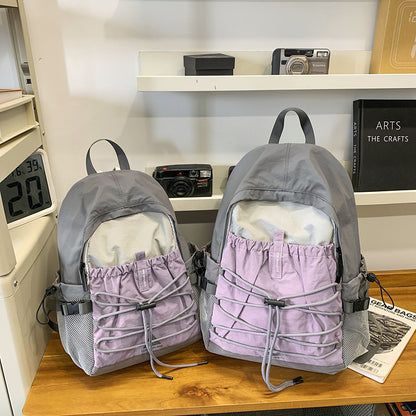 E10005 Travel Leisure Outdoor Backpack Lightweight Hiking Bag Large Capacity Gym Bag Drawstring Trekking Cycling Sports Backpack - Ivana Supply Store