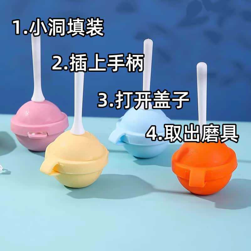 Large Mold Creative Lollipop Ice Pop Home Ice Ball Making Food Grade Silicone Ice Cream Mold Cold - Ivana Supply Store