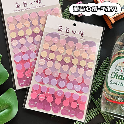 K10001 Green Field Series Journal Decoration Materials Four Seasons Scenery Tape Full Set Cute Girl Cartoon Stickers Wholesale - Ivana Supply Store