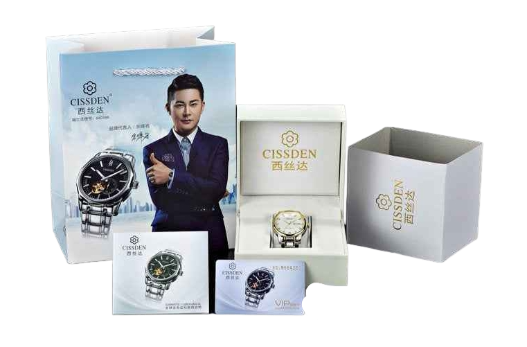 G10001 Swiss Ultra-Thin Mechanical Watch - Men's Business Leather Strap, Waterproof, Simple Design