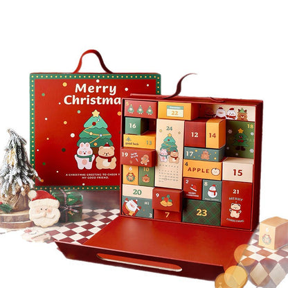 Christmas Countdown Calendar Gift Box Blind Box Gift Packaging Small Empty Box Creative Girl Countdown Box In Stock - Ivana Supply Store