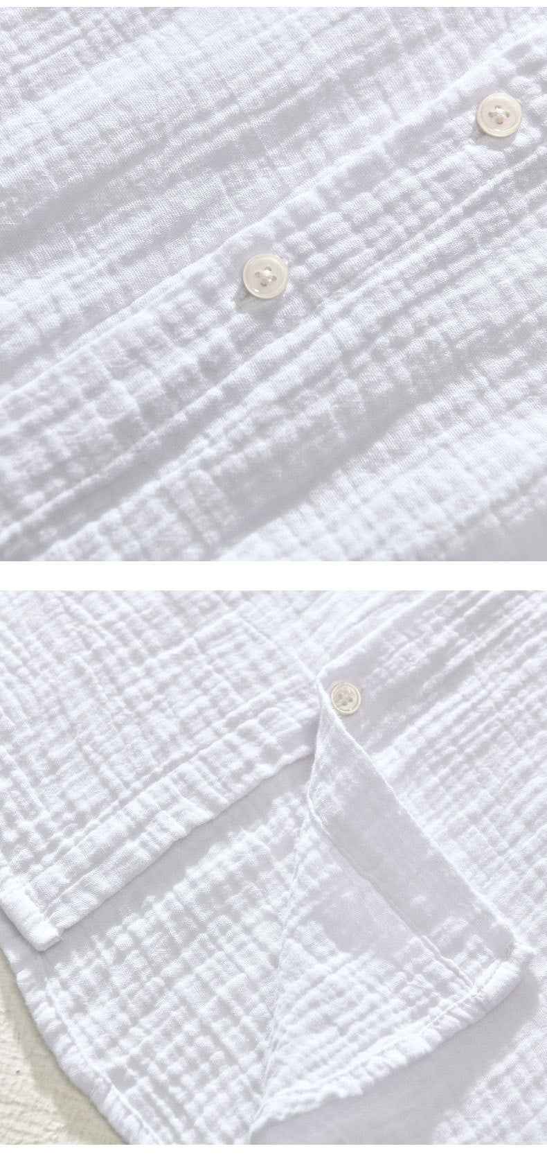 B20003 Spring and Autumn New Solid Color Long Sleeve Shirt 100% Cotton Pure Cotton Comfortable Fashion Turn-down Collar Casual Shirt One Piece Dropshipping 2093