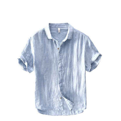 B20001 Men's 100%Linen Casual Shirt Dropshipping