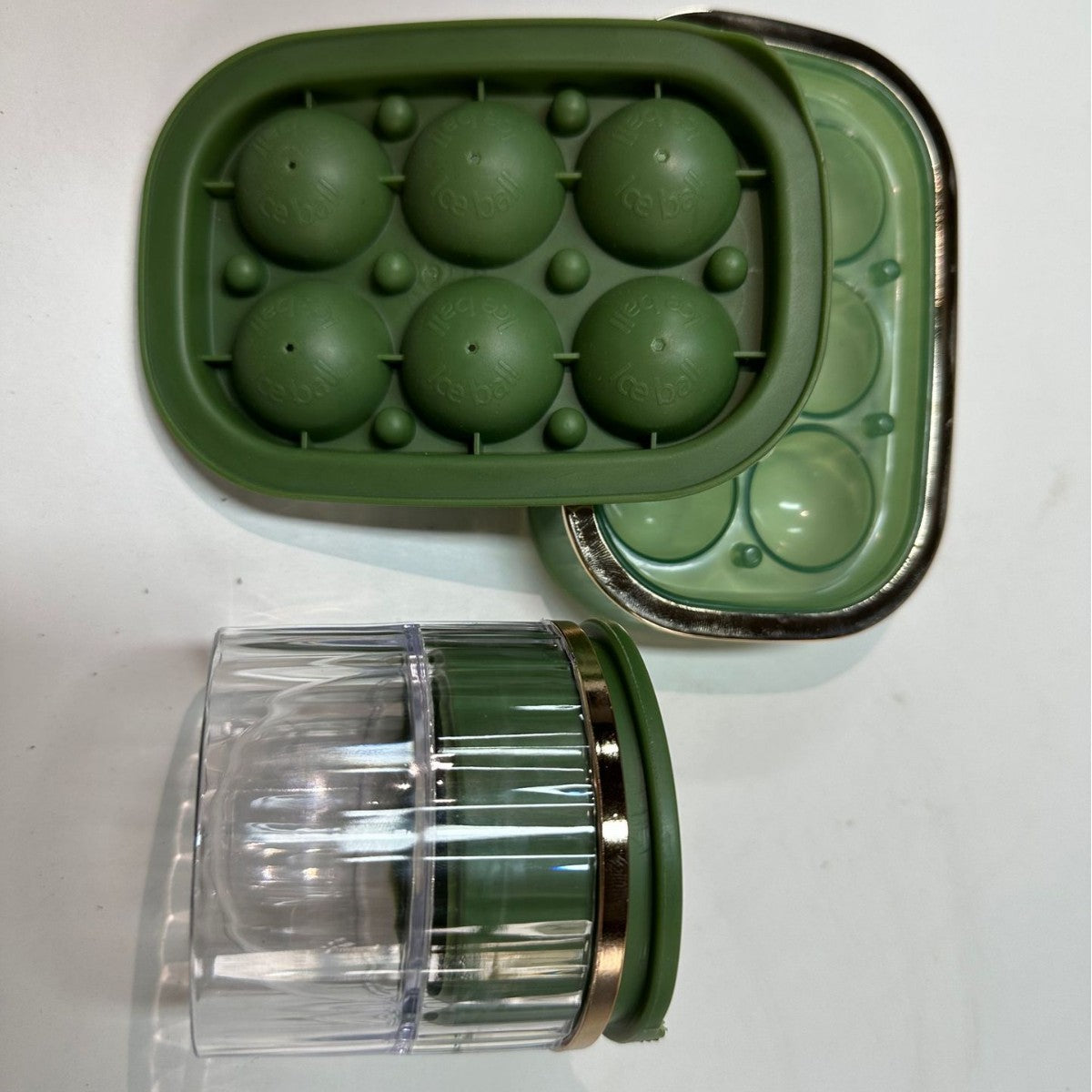 Food Grade Large Ice Ball Ice Maker Mold Whiskey Large Capacity Ice Tray Box Press Mold Silicone Ice Cube Artifact - Ivana Supply Store