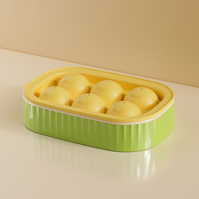 Food Grade Large Ice Ball Ice Maker Mold Whiskey Large Capacity Ice Tray Box Press Mold Silicone Ice Cube Artifact - Ivana Supply Store