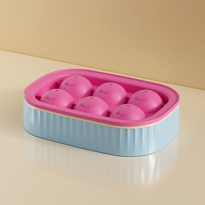 Food Grade Large Ice Ball Ice Maker Mold Whiskey Large Capacity Ice Tray Box Press Mold Silicone Ice Cube Artifact - Ivana Supply Store