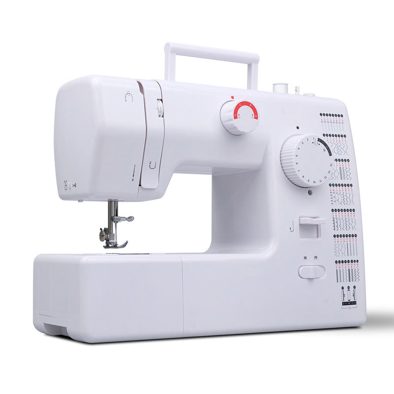 L10008 Fanghua FHSM-705 Household Sewing Machine 60 Stitches Multi-Function Overlock Button Sewing Portable Sewing Machine - Ivana Supply Store