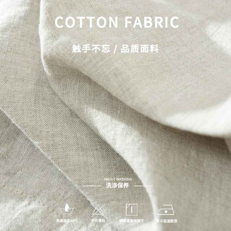 D20004 Summer Thin Linen Casual Pants Men Loose Breathable Elastic Waist Beach Shorts Men's Clothing One Piece Dropshipping