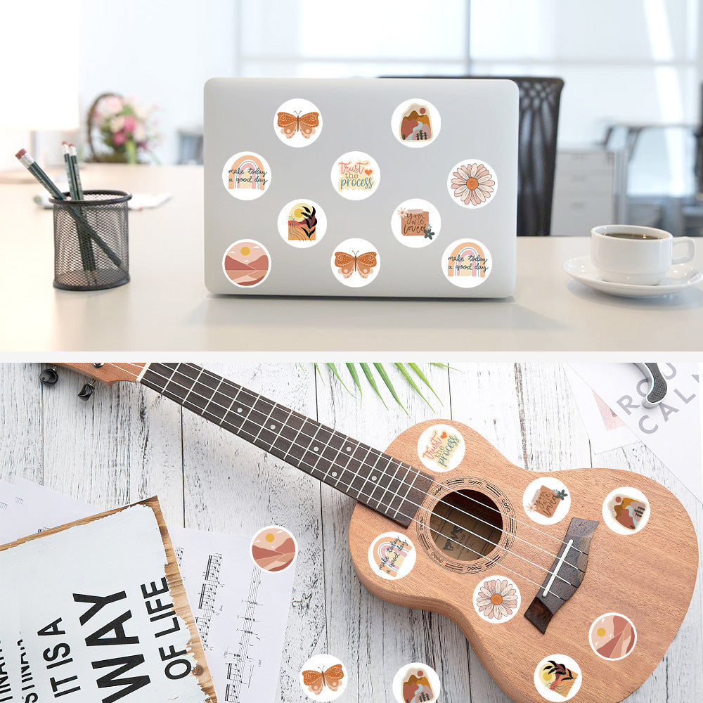 K10008 Bohemian Sticker Roll English Small Fresh Journal Material Sealing Sticker Adhesive Tape Wholesale - Ivana Supply Store