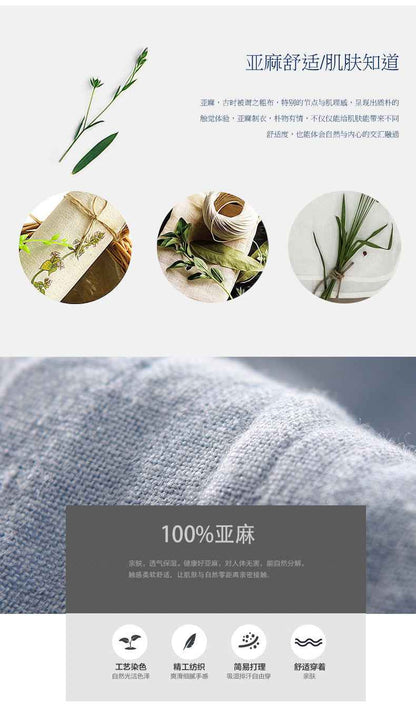 B20001 Men's 100%Linen Casual Shirt Dropshipping