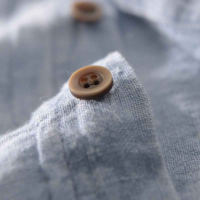 B20001 Men's 100%Linen Casual Shirt Dropshipping