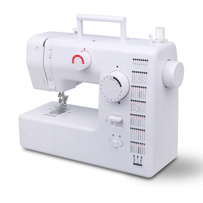 L10008 Fanghua FHSM-705 Household Sewing Machine 60 Stitches Multi-Function Overlock Button Sewing Portable Sewing Machine - Ivana Supply Store