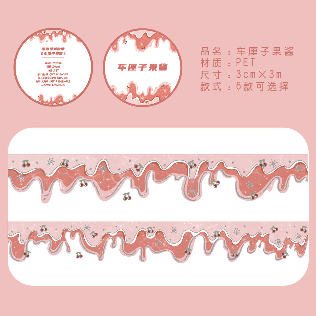 K10001 Green Field Series Journal Decoration Materials Four Seasons Scenery Tape Full Set Cute Girl Cartoon Stickers Wholesale - Ivana Supply Store