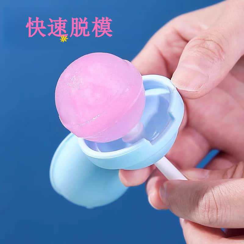 Large Mold Creative Lollipop Ice Pop Home Ice Ball Making Food Grade Silicone Ice Cream Mold Cold - Ivana Supply Store